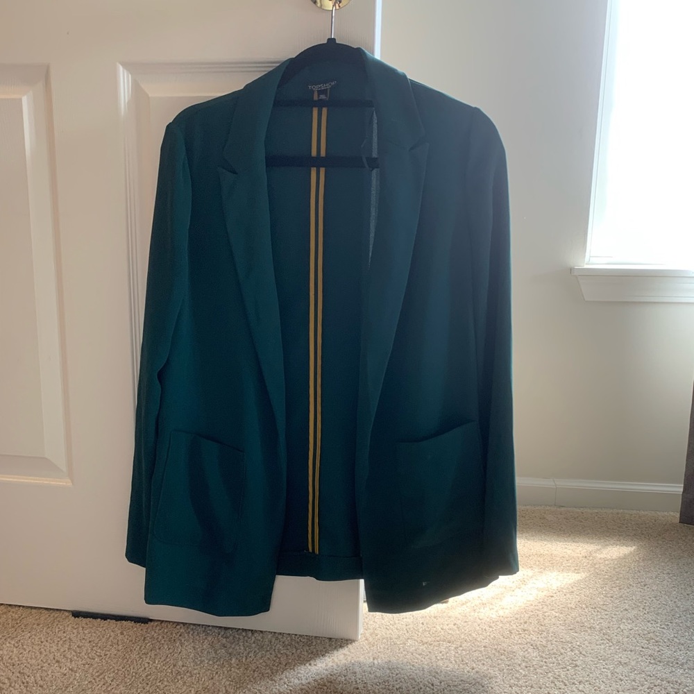 Teal Topshop blazer